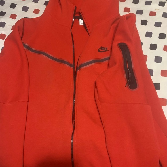 Nike Other - Nike Red Full-Zip Jacket